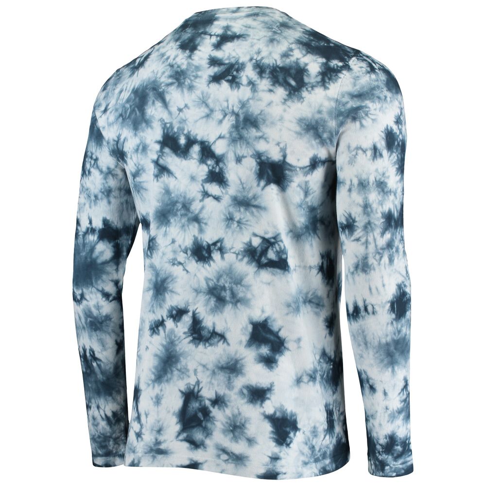 Men's New Era Navy Chicago Bears Tie-Dye Long Sleeve T-Shirt