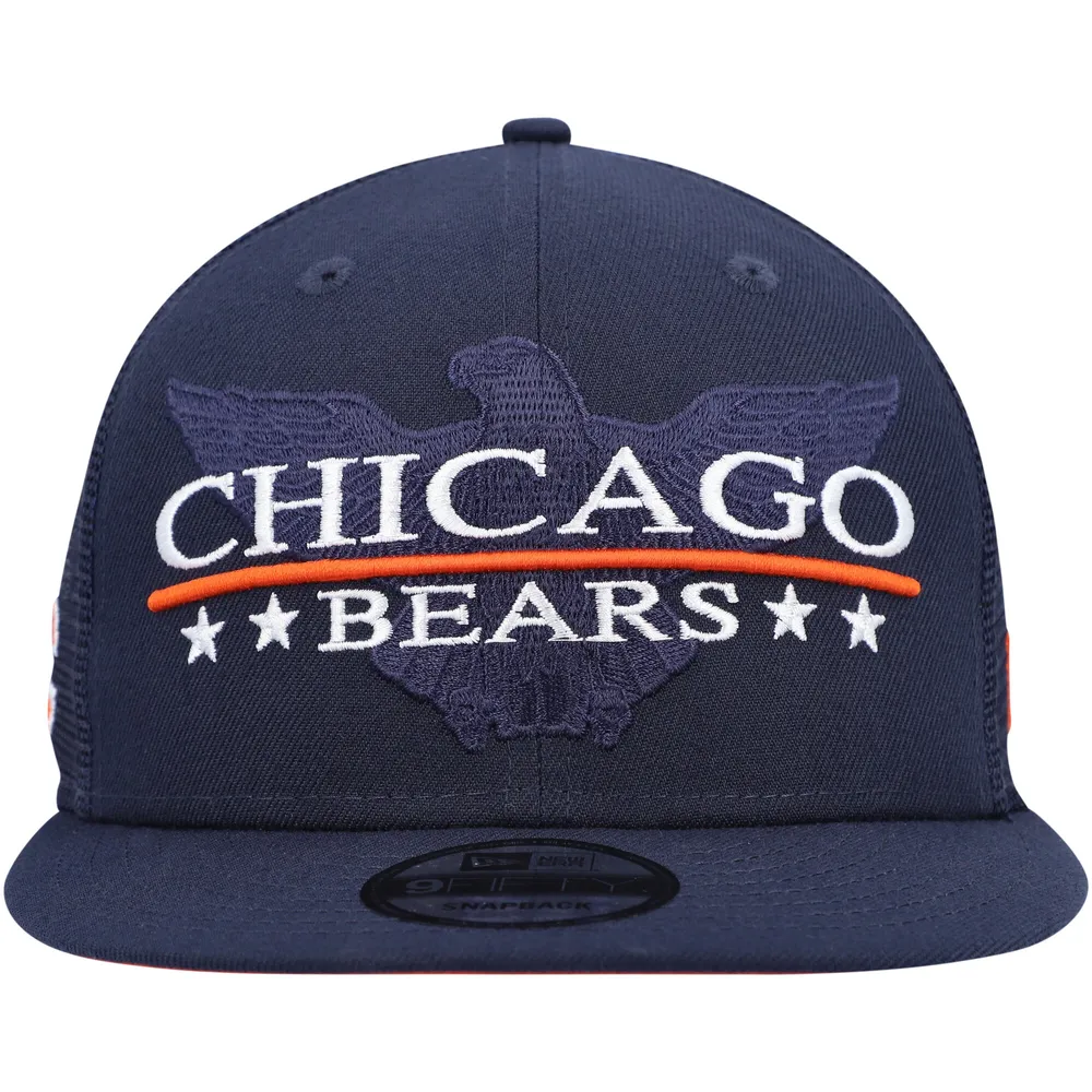 Casquette Snapback 9FIFTY Totem des Chicago Bears New Era bleu marine pour homme