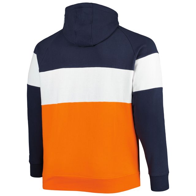 CHICAGO BEARS CREWNECK SWEATSHIRT COLOR BLOCK STRIPES