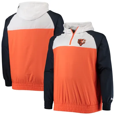 Nike Navy Chicago Bears Performance Sideline Lockup Full-Zip Hoodie