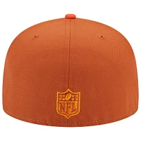 Casquette ajustée 59FIFTY Tri-Tone Chicago Bears orange New Era pour homme