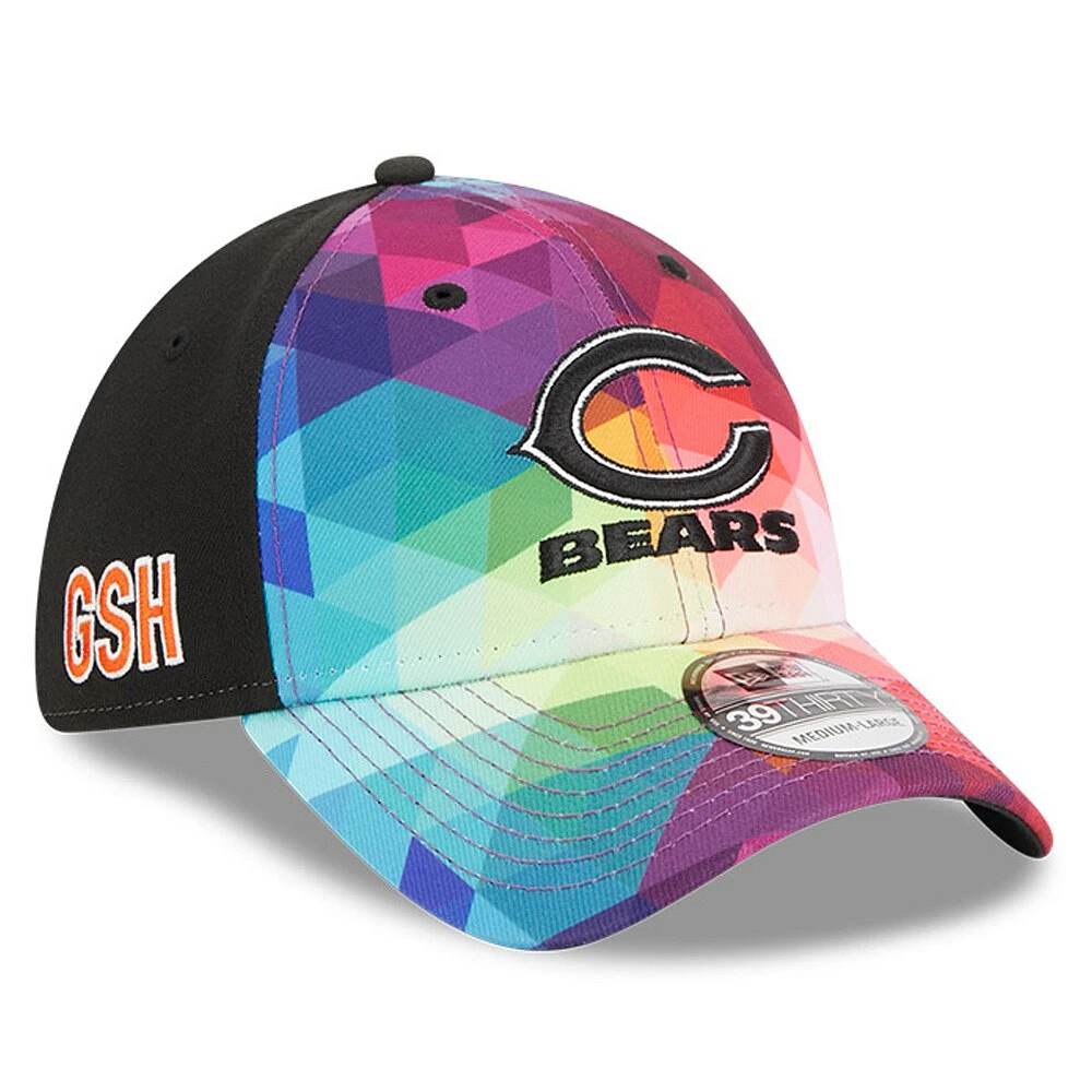 Men's New Era Pink Chicago Bears 2023 NFL Crucial Catch 39THIRTY Flex Hat