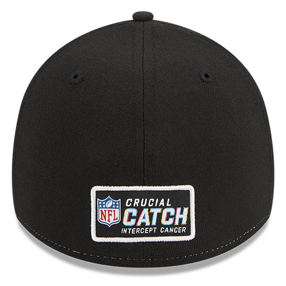 Men's New Era Pink Chicago Bears 2023 NFL Crucial Catch 39THIRTY Flex Hat