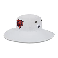 Casquette bob Panama Chicago Bears 2023 NFL Training Camp New Era pour homme, blanche