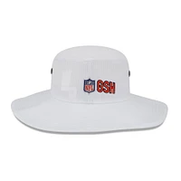 Casquette bob Panama Chicago Bears 2023 NFL Training Camp New Era pour homme, blanche