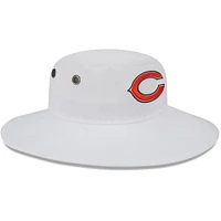 Chapeau bob panama New Era Chicago Bears 2023 NFL Training Camp Primary Logo pour homme, blanc