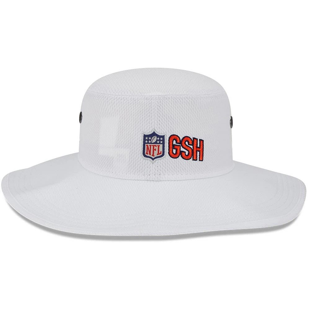 Chapeau bob panama New Era Chicago Bears 2023 NFL Training Camp Primary Logo pour homme, blanc