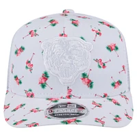 Casquette extensible à boutons-pression 9SEVENTY Adventure Flamingo Pattern Chicago Bears New Era pour homme