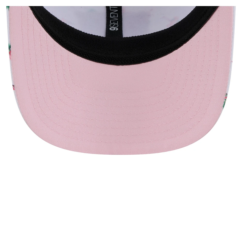 Casquette extensible à boutons-pression 9SEVENTY Adventure Flamingo Pattern Chicago Bears New Era pour homme