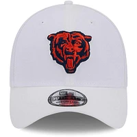 Men's New Era White Chicago Bears Main 39THIRTY Flex Hat
