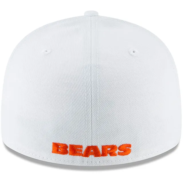 Men's New Era White Chicago Bears Omaha Low Profile 59FIFTY Fitted Hat