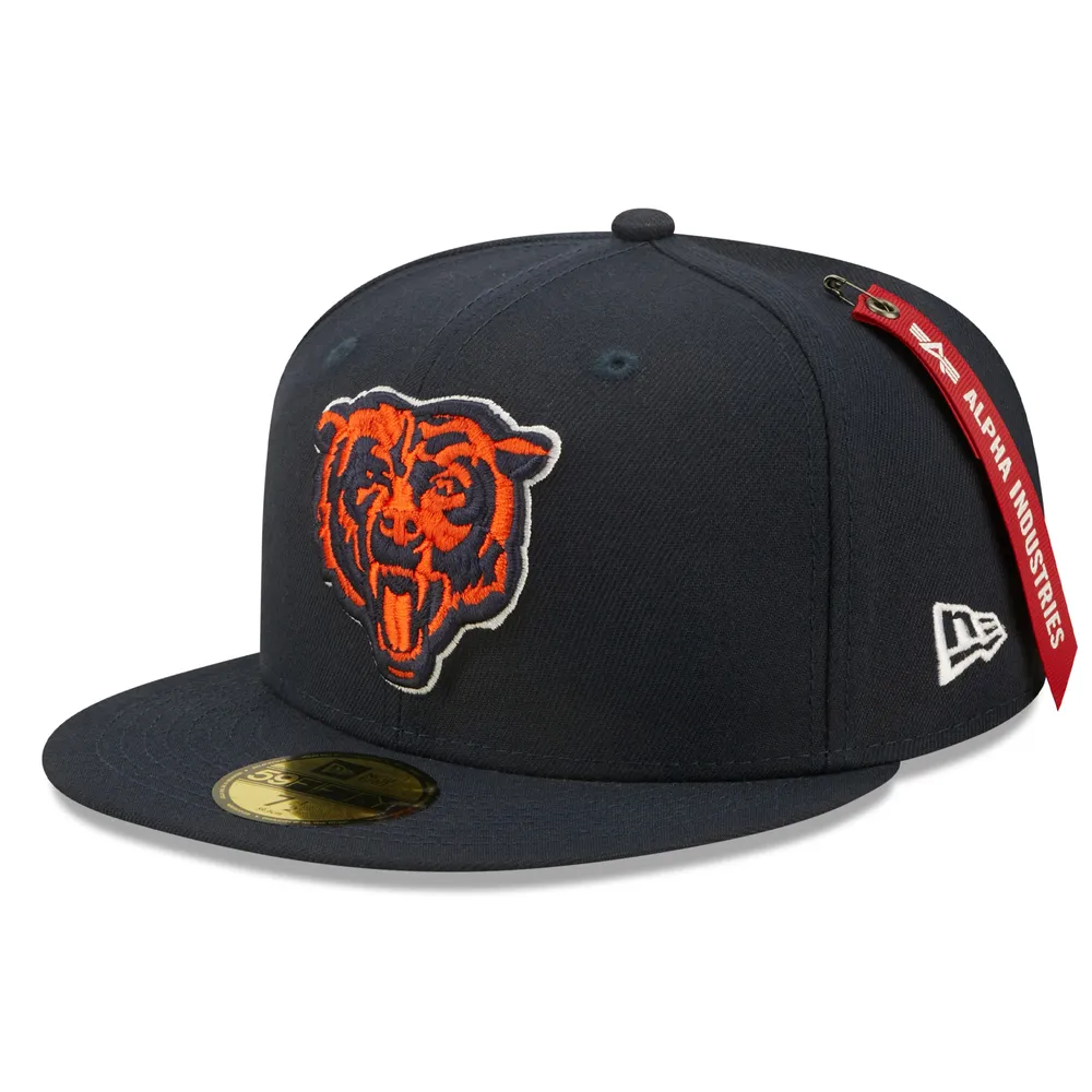 Men's New Era x Alpha Industries Navy Chicago Bears 59FIFTY Fitted Hat