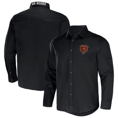 NFL x Darius Rucker Collection by Fanatics Men's NFL x Darius Rucker  Collection by Fanatics Black Chicago Bears Convertible Twill Long Sleeve  Button-Up Shirt | Bramalea City Centre