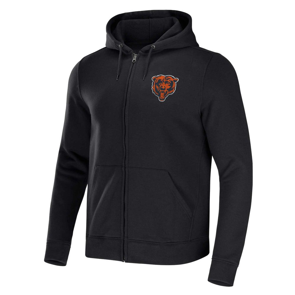 Men's NFL x Darius Rucker Collection by Fanatics Black Chicago Bears Rocker Full-Zip Hoodie