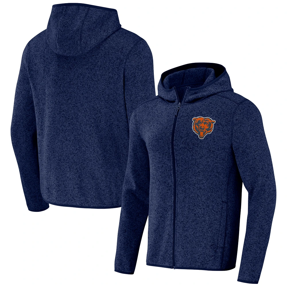 Sweat à capuche en polaire bleu marine Chicago Bears pour homme de la collection NFL x Darius Rucker Fanatics