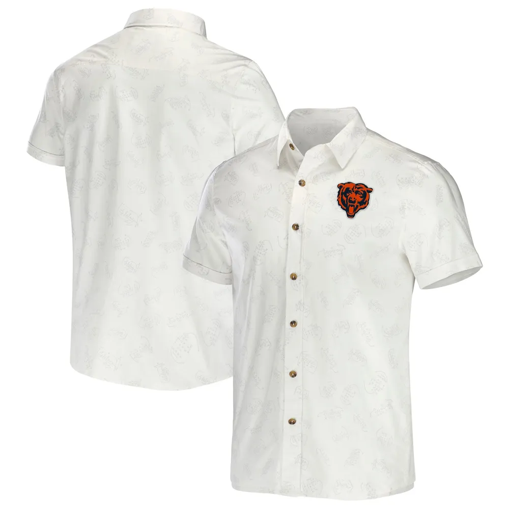 Lids Chicago Bears NFL x Darius Rucker Collection by Fanatics Woven  Button-Up T-Shirt - White