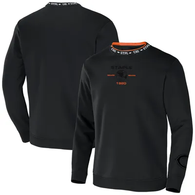 Chicago Bears NFL x Staple Globe Crewneck Pullover - Black