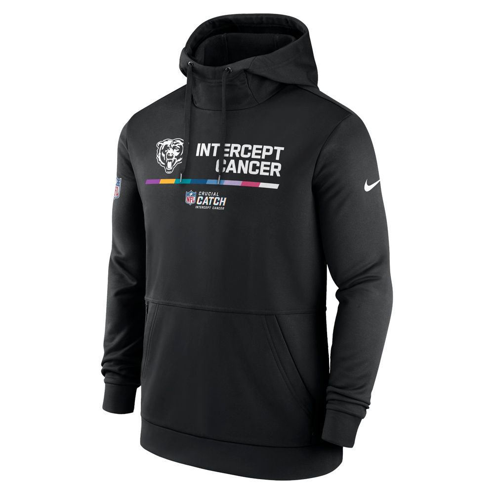 Chicago Bears Nike Therma Pullover Hoodie - Mens