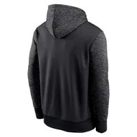 Nike Black Chicago Bears Rflctv Chevron Pullover Hoodie for Men