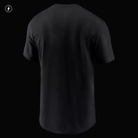 Men's Nike Black Chicago Bears RFLCTV Logo Crop - T-Shirt