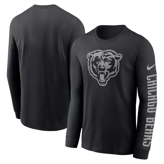 Lids Chicago Bears Nike RFLCTV Name and Logo T-Shirt - Black