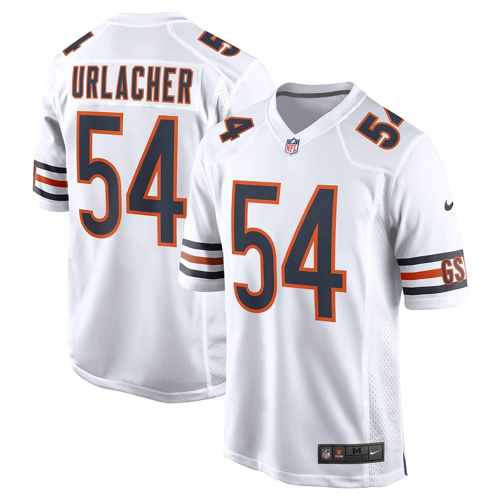 Maillot de match joueur retraité Nike Brian Urlacher des Chicago Bears pour homme, blanc