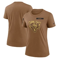 T-shirt Nike Chicago Bears Salute To Service Legend Performance marron pour homme