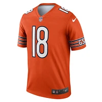 Men's Nike Caleb Williams Orange Chicago Bears Alternate Legend Jersey