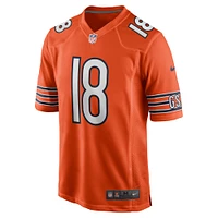 Maillot Nike Caleb Williams Orange Chicago Bears Alternate 2024 NFL Draft First Round Pick Player Game pour homme