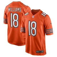 Maillot Nike Caleb Williams Orange Chicago Bears Alternate 2024 NFL Draft First Round Pick Player Game pour homme