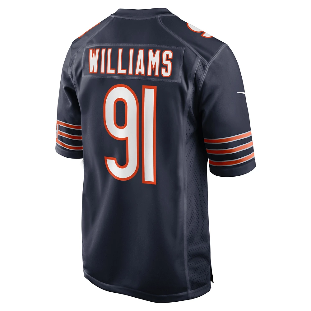 Men's Nike Chris Williams  Navy Chicago Bears Game Jersey