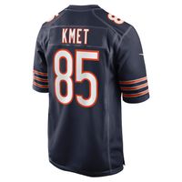 Men's Nike Cole Kmet Navy Chicago Bears Player Game Jersey