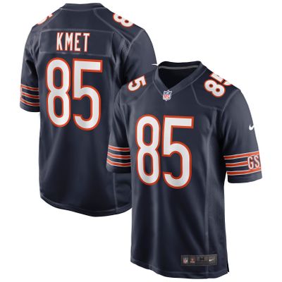 Men's Nike Cole Kmet Navy Chicago Bears Player Game Jersey