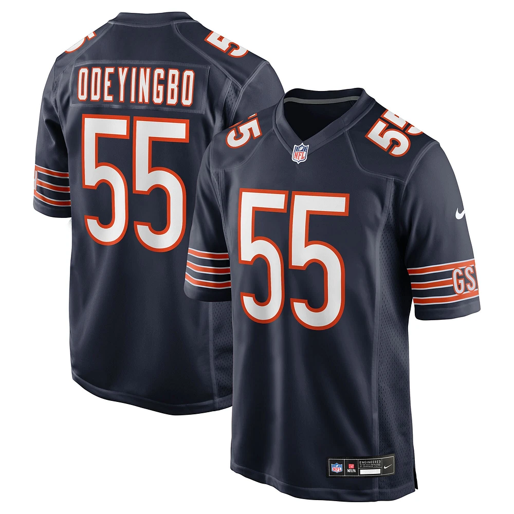 Men's Nike Dayo Odeyingbo  Navy Chicago Bears Team Game Jersey
