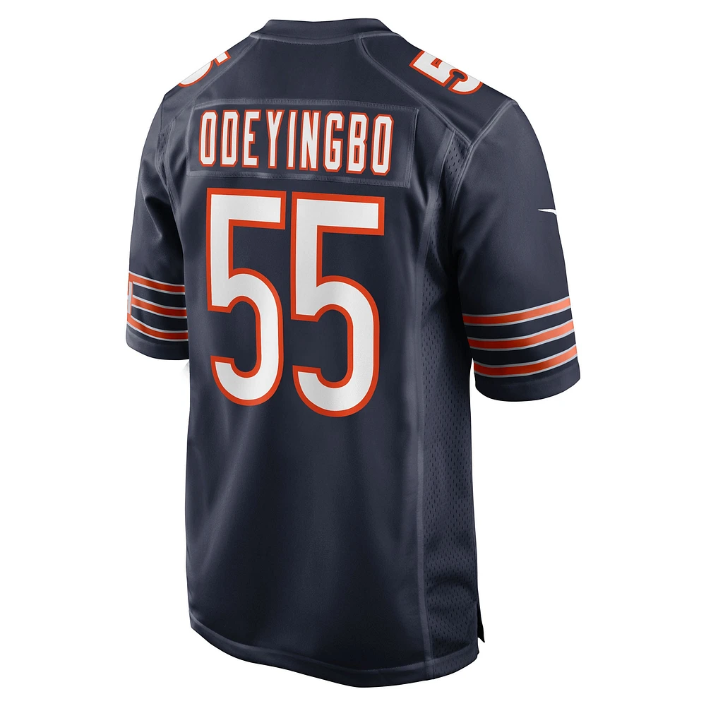 Men's Nike Dayo Odeyingbo  Navy Chicago Bears Team Game Jersey