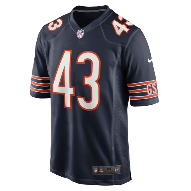 Maillot Nike DeMarquis Gates pour homme, bleu marine, joueur de jeu des Chicago Bears