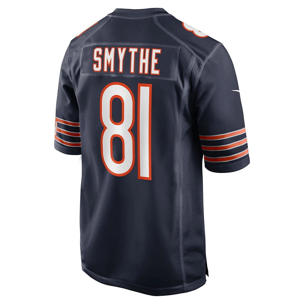 Men's Nike Durham Smythe  Navy Chicago Bears Team Game Jersey