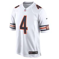 Men's Nike Eddie Jackson White Chicago Bears Game Jersey