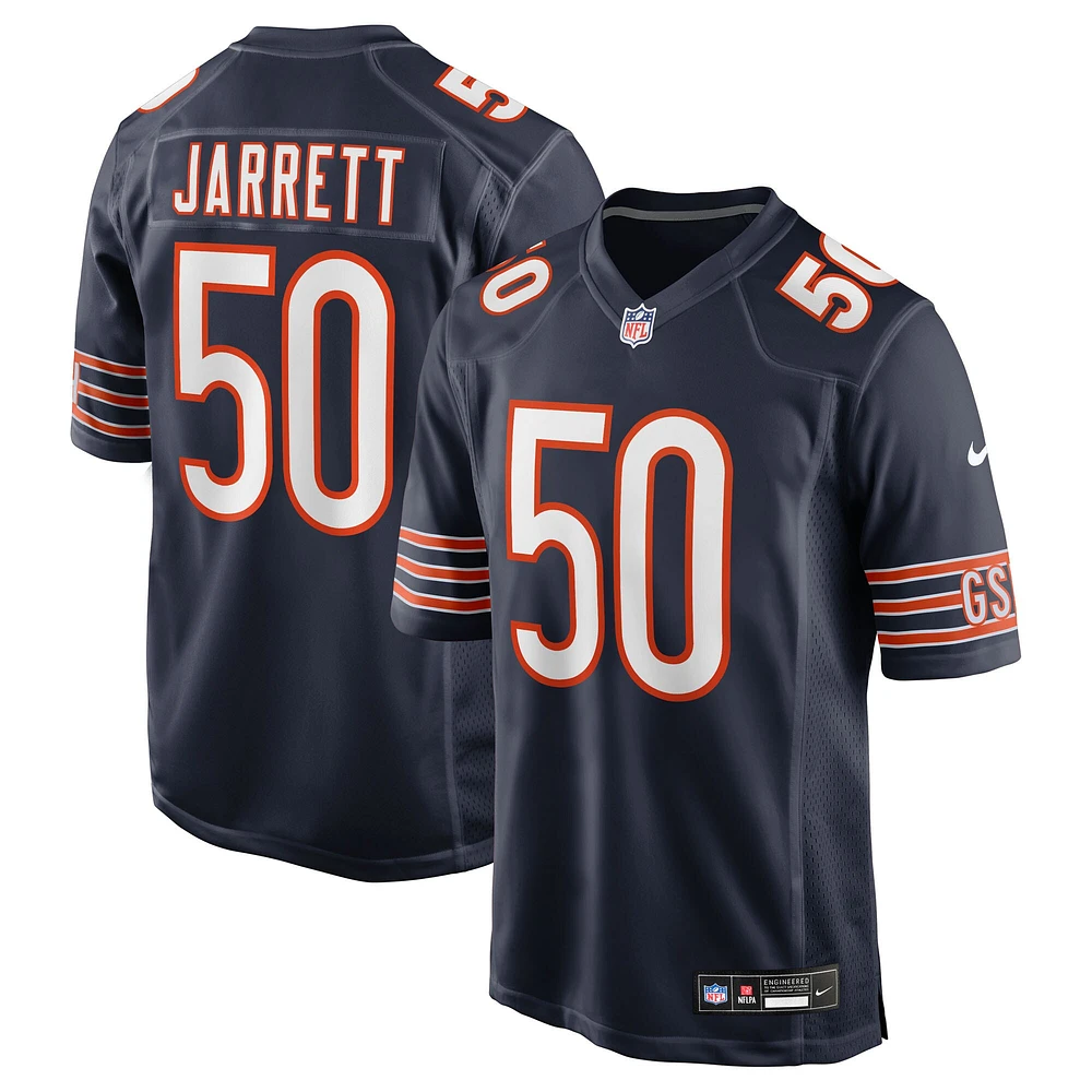 Maillot Nike Grady Jarrett bleu marine pour homme des Chicago Bears