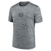 Men's Nike Gray Chicago Bears Sideline Velocity Performance T-Shirt
