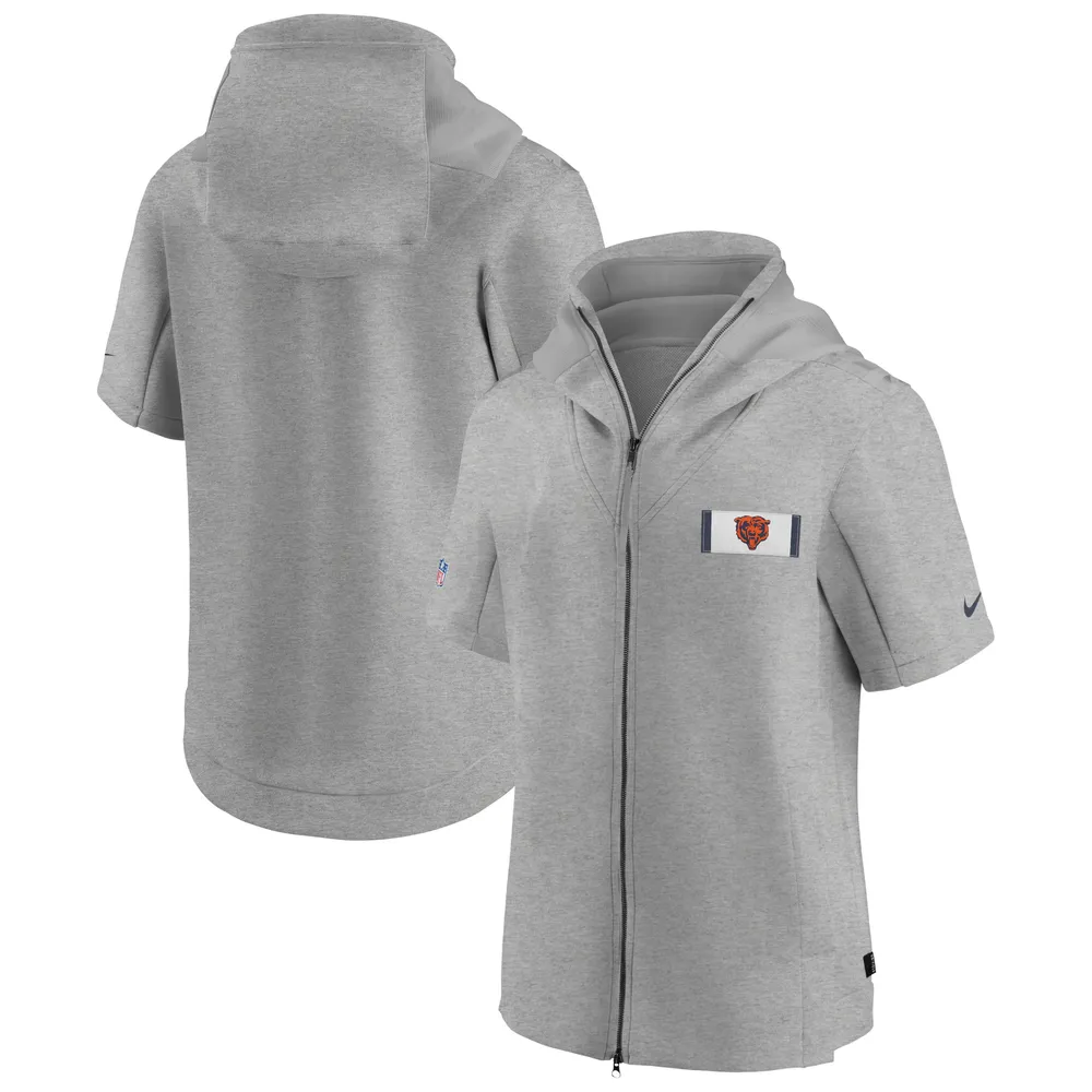 Chicago Bears Nike Sideline Showout Short Sleeve Full-Zip Jacket Gray | Green Tree Mall