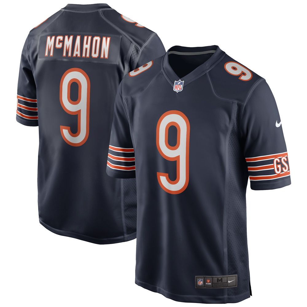 Men's Nike Jim McMahon Navy Chicago Bears Game Retired Player Jersey