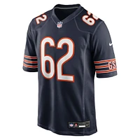 Men's Nike Joe Thuney  Navy Chicago Bears Team Game Jersey