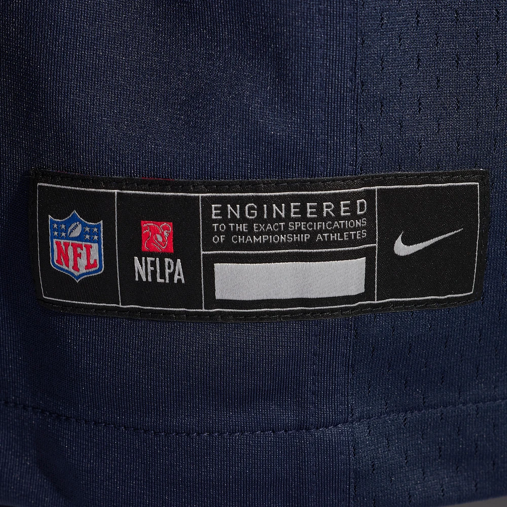 Maillot de match l'équipe Nike Chicago Bears pour hommes, bleu marine