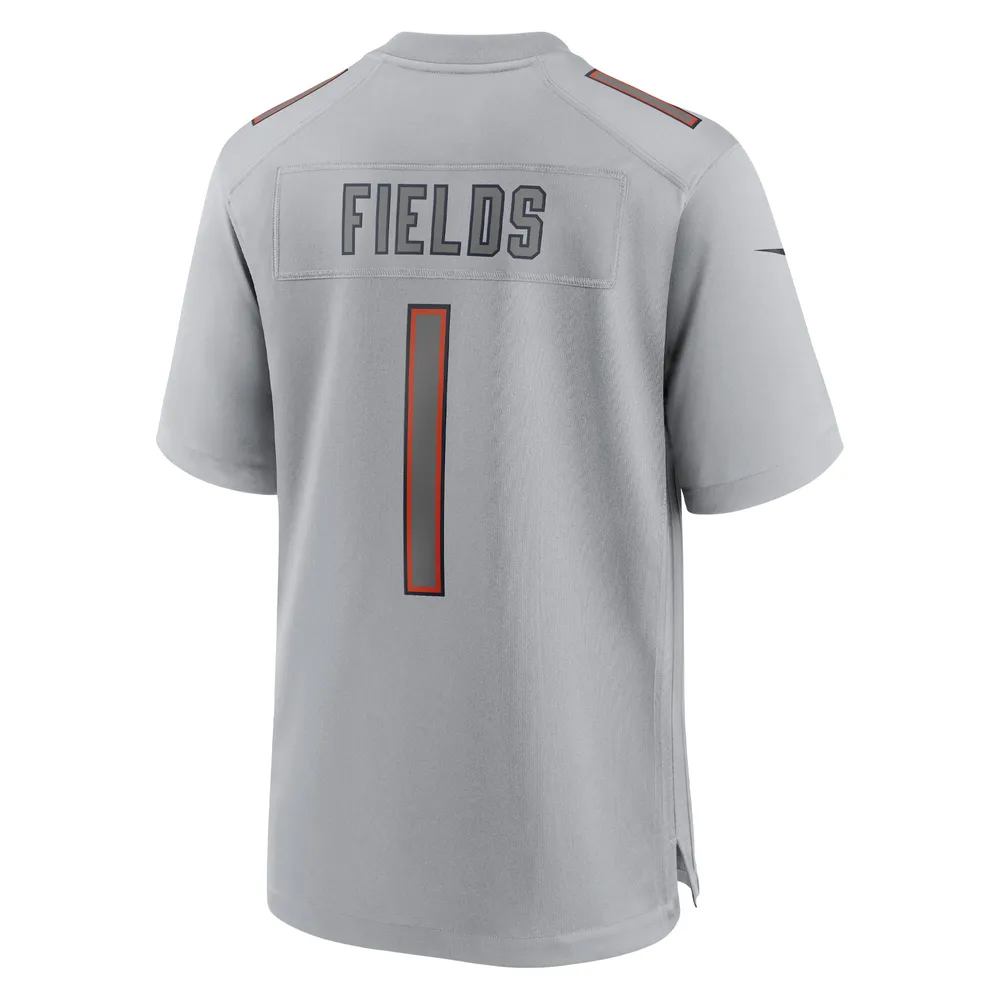 Nike Chicago Bears Justin Fields Mens White Replica Game Jersey