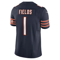 Nike Justin Fields pour homme Marine Chicago Bears Vapor F.U.S.E. Maillot limité