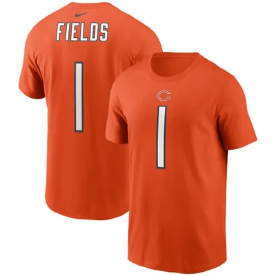 Justin Fields Chicago Bears Nike Player Name & Number T-Shirt