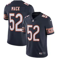 Nike Men's Chicago Bears Khalil Mack Navy Vapor Limited Jersey