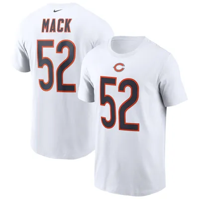 Khalil Mack Chicago Bears Jersey Men Medium Orange Nike Swoosh NFL