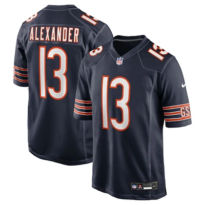 Men's Nike Maurice Alexander  Navy Chicago Bears Team Game Jersey